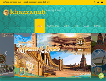 Tablet Screenshot of khazzanahtours.com